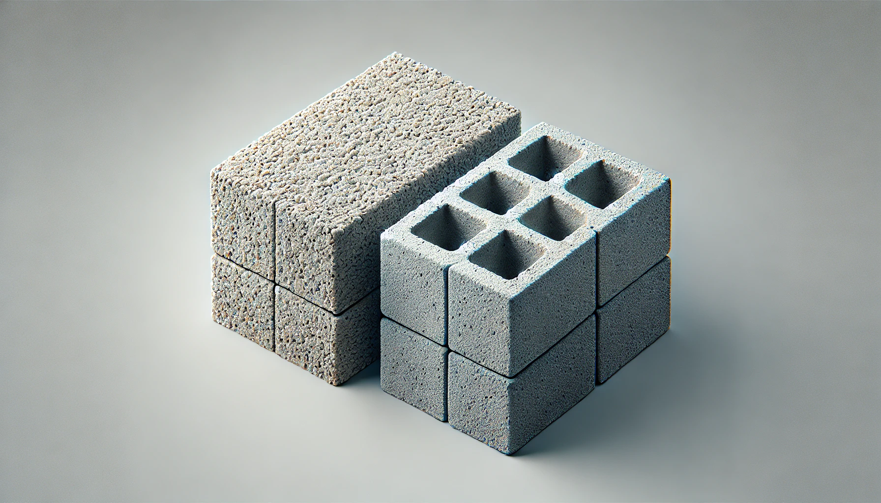 AAC block vs hollow concrete block comparison UAE construction