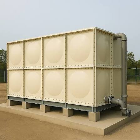 Rooftop water tank on building UAE — water tank size guide 2026 | woodenboxtrading.com